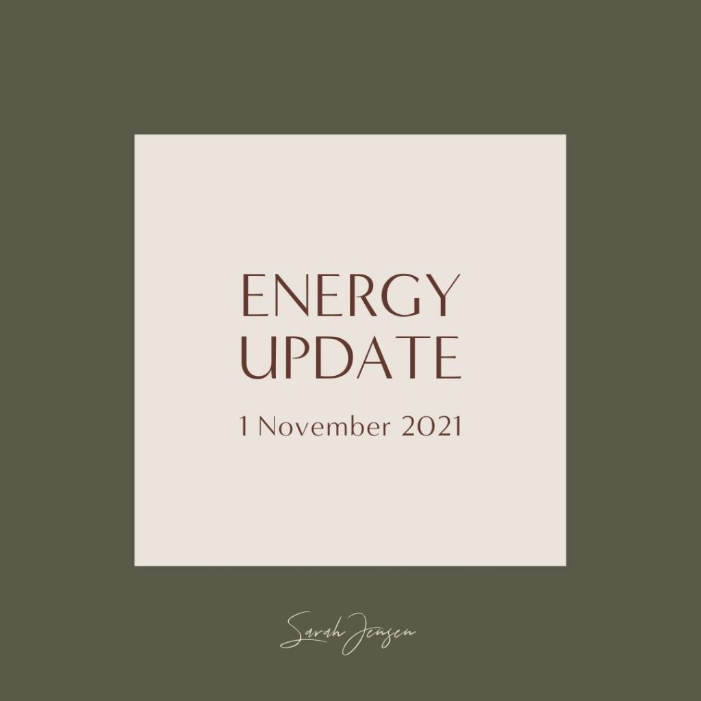 Energy Update - 1 November 2021