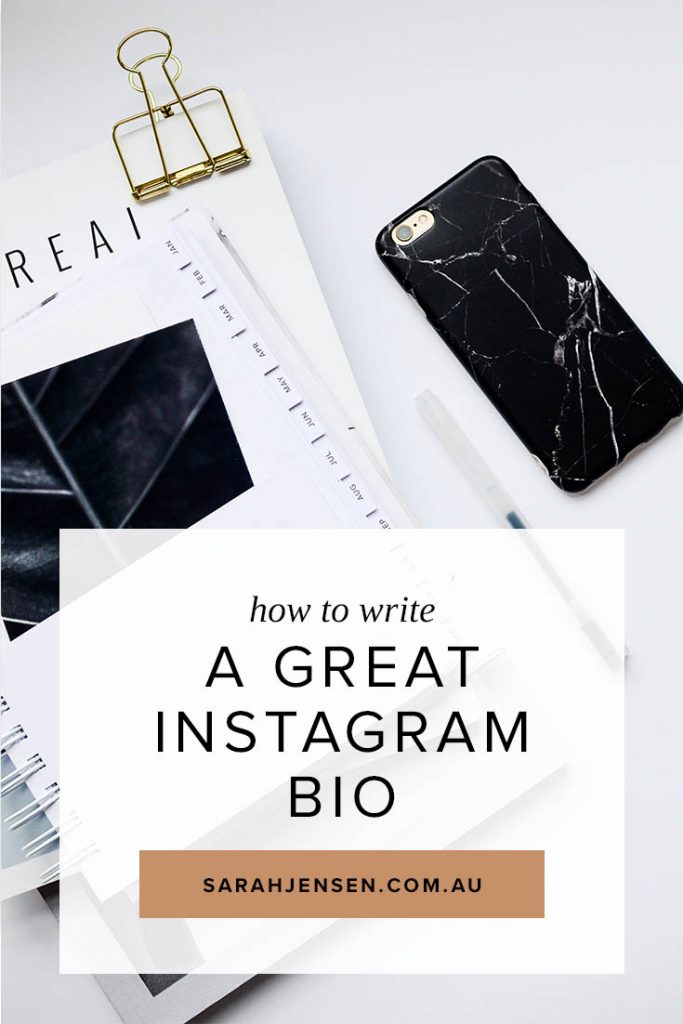 How to write a great Instagram Bio