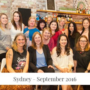 Sarah Jensen - Rock Your Goals Sydney Workshop - September 2016