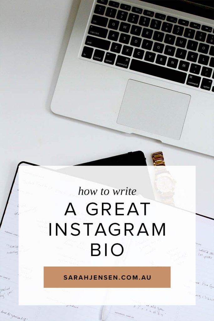 How to write a great Instagram Bio